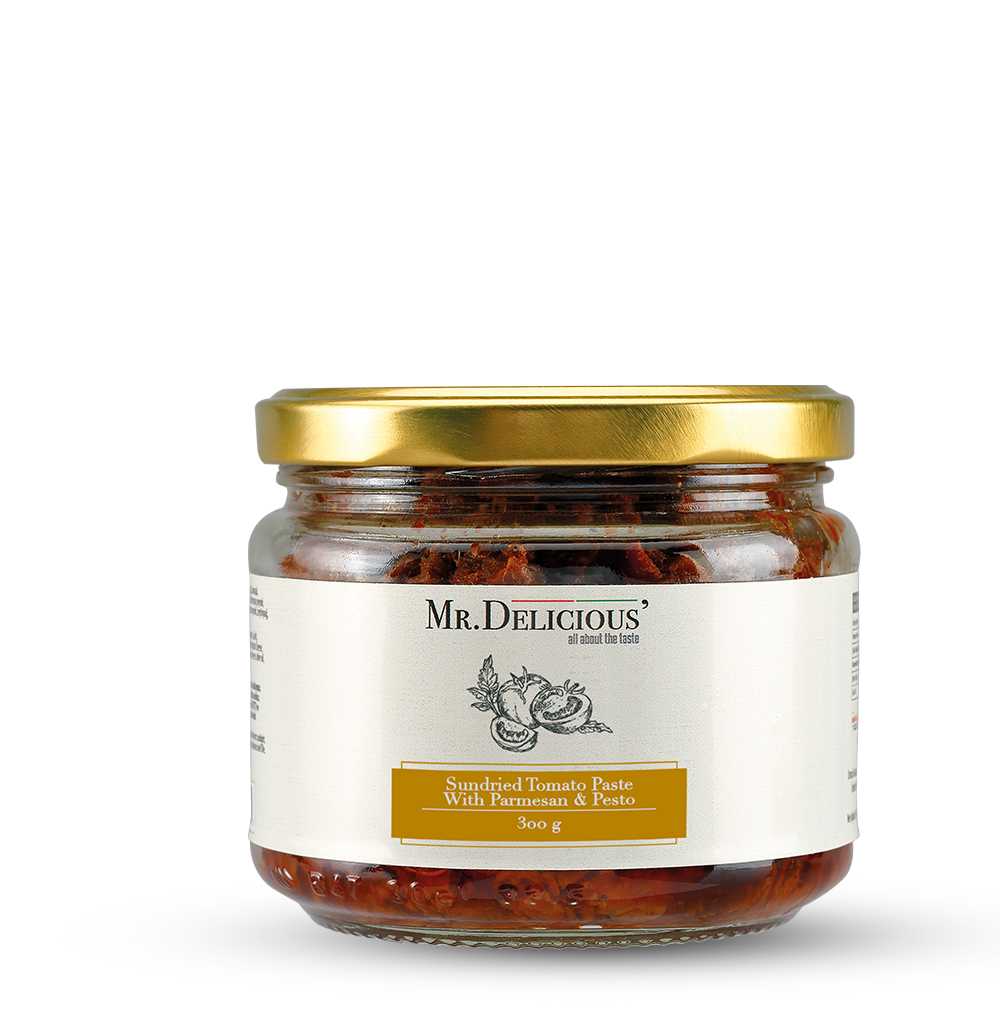Sundried Tomato Paste with Pesto & Parmesan Cheese